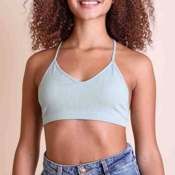 Mesh Racerback Bralette - Picture 2 of 2